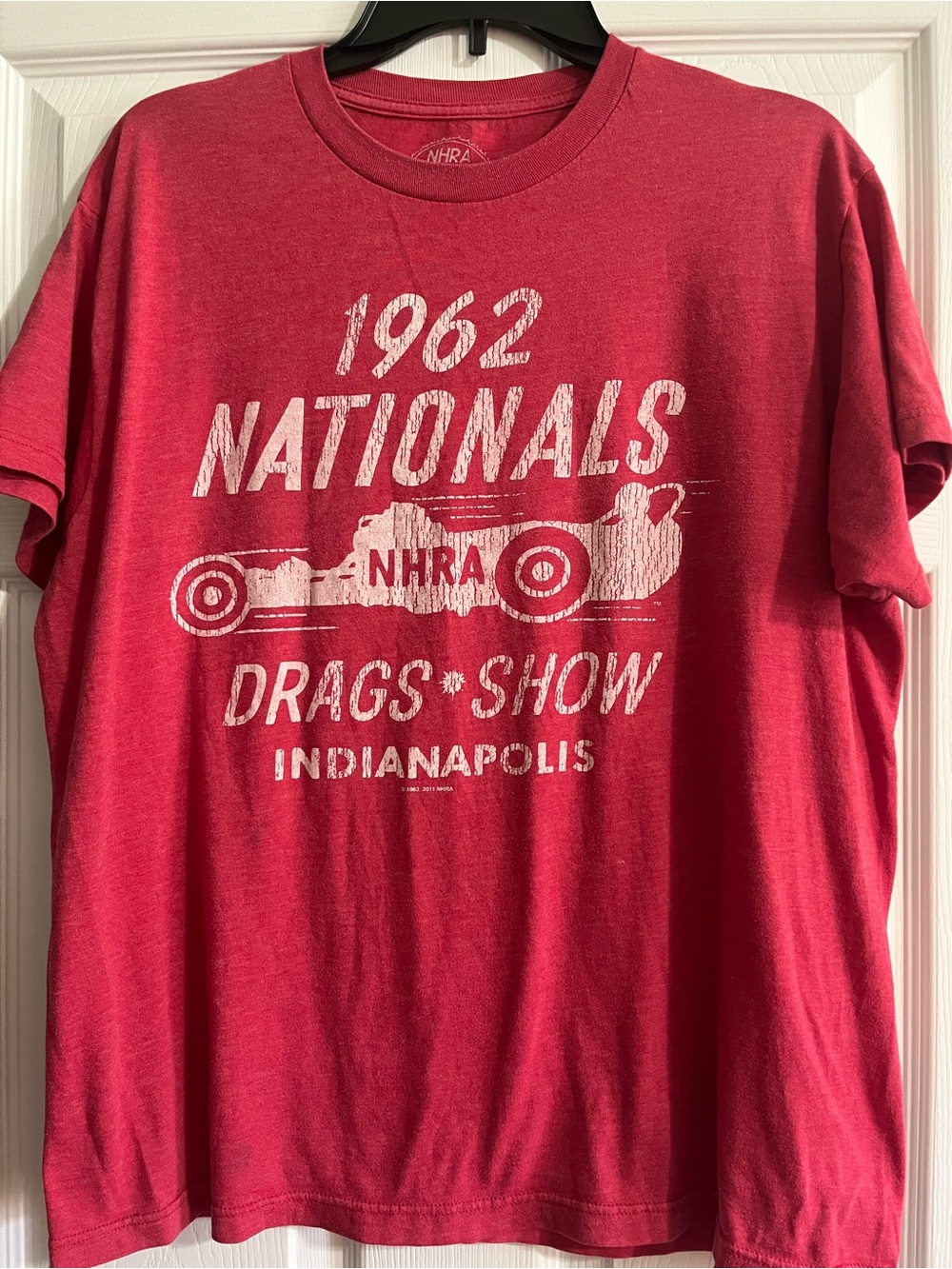 1962 Nationals Red Graphic Short Sleeve Tee